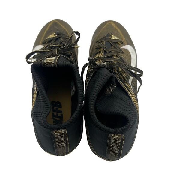 Nike Vapor Untouchable 2 LE Super Bowl Edition 50 Football Cleats Gold Size 14 - Picture 4 of 11